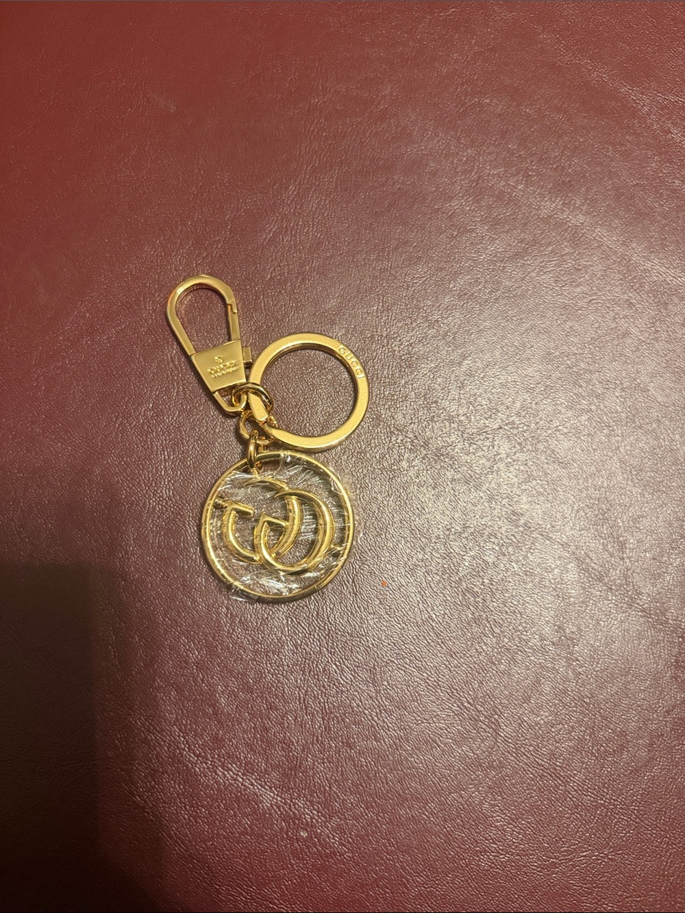 Gold-Tone Interlocking G Key Charm